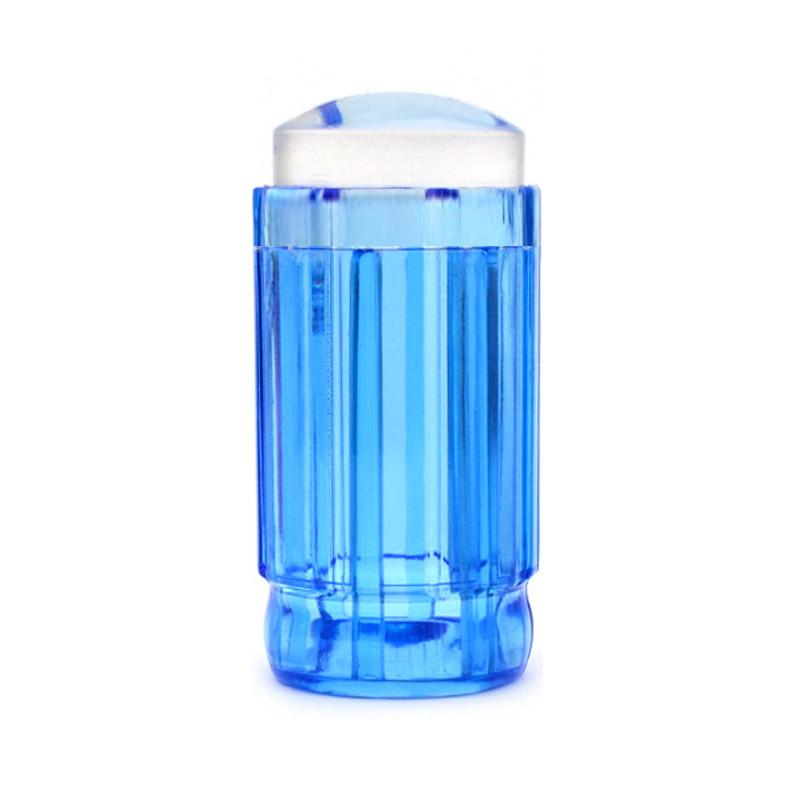 Miękki silikonowy przezroczysty żel klejący stempel do zdobienia paznokci Przezroczysty silikonowy żel do stemplowania paznokci i skrobak do stempli