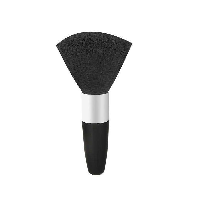 1 Adet Yumuşak Boyun Yüz Toz Fırçası Berber Siyah Sakal Fırçaları Saç Temizleme Saç Fırçası Salon Kesim Kuaför Şekillendirme Makyaj Aletleri