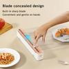 Magnetic Food Film Dispenser Stretch Cutter Kitchen Wrap Storage Box Cling Film Dispenser  Kitchen