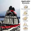Cristiano Ronaldo Football Player Stadium Crowd Four Seasons Blanket Customized With Your Name Lightweight And Warm Perfect Gift For Home Office