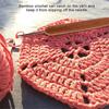 8Pcs Bamboo Crochet Hooks Set Small Lace Crochet Needles 1.0-2.75mm Knitting Needles Handle Weave Yarn Sewing Tools