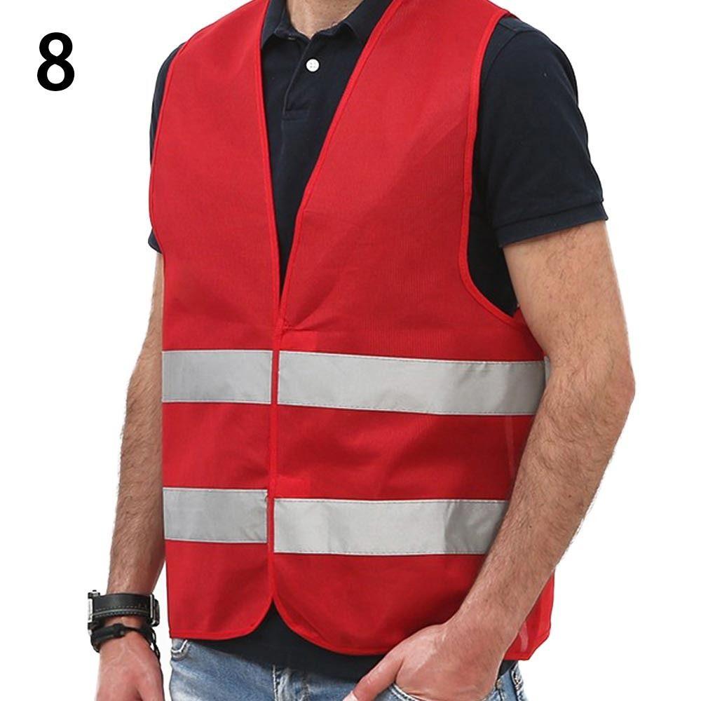 Reflective Vest Outdoor Construction Workwear Cycling Reflective Clothing High Visibility Vest