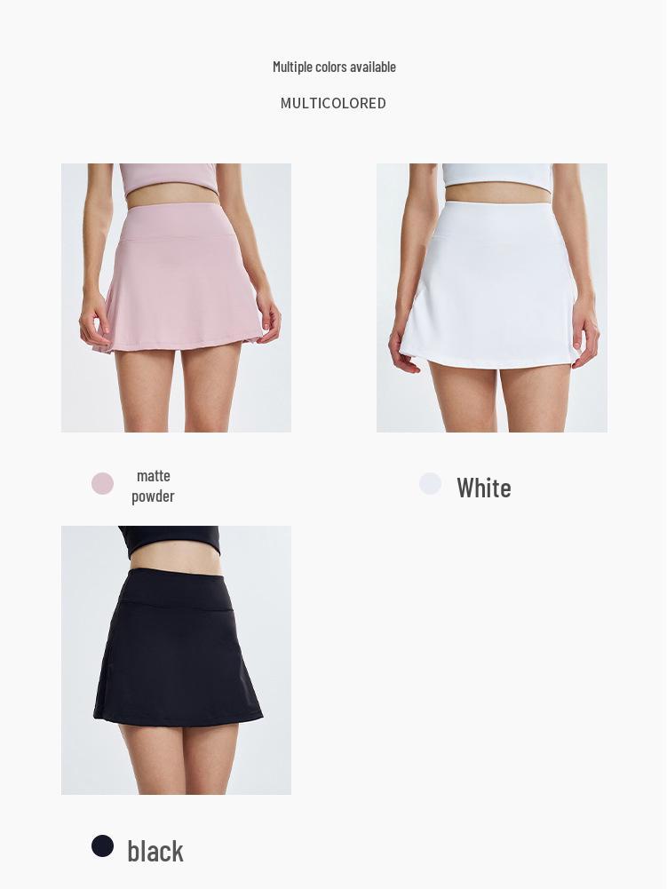 Women's Quick-Dry Sports Skorts with Pockets - Breathable, Anti-Exposure for Running, Tennis & Yoga