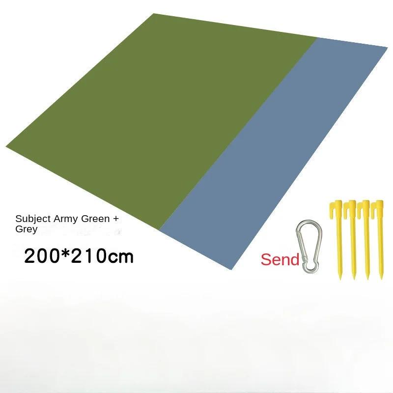 

Waterproof Sandproof Beach Mat Folding Camping Supplies Blanket Foldable Outdoor Blanket with 4 Windproof Nails Picnic Mat