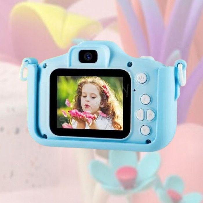 Appareil Photo Numérique - SHOP-STORY - UNICAM - 1080P - Caméra Avant/Arrière - Bleu