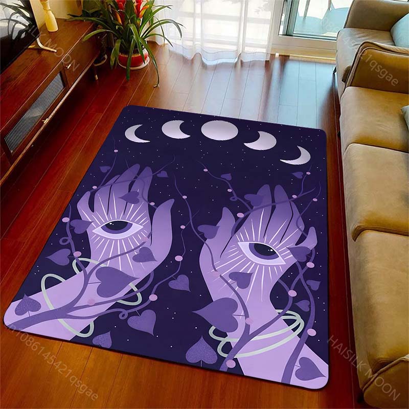 17 Styles Witch Eye Pattern Rug Carpets for Bedroom Living Room Sofa Mat Door Mat Dressing Room Rugs for Gifts