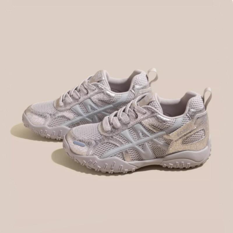 7Cm Inner Height Increase German Training Shoes Women's 2025 New Summer Mesh Breathable Thick Sole Fashion Versatile Sports and Leisure Shoes