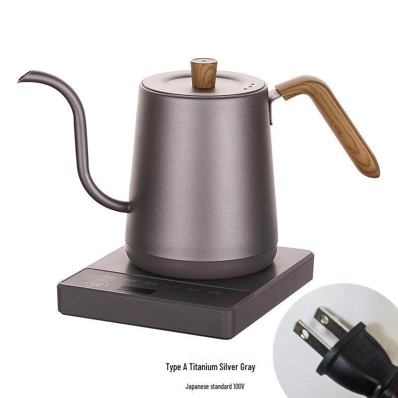 Stainless Steel Electric Gooseneck Kettle with Temperature Control