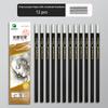 10/12pcs Charcoal Pencil Drawing Sketching Shading Professional Extra Soft/Medium/Hard for Artists Adult Art Graphite Pencil Set