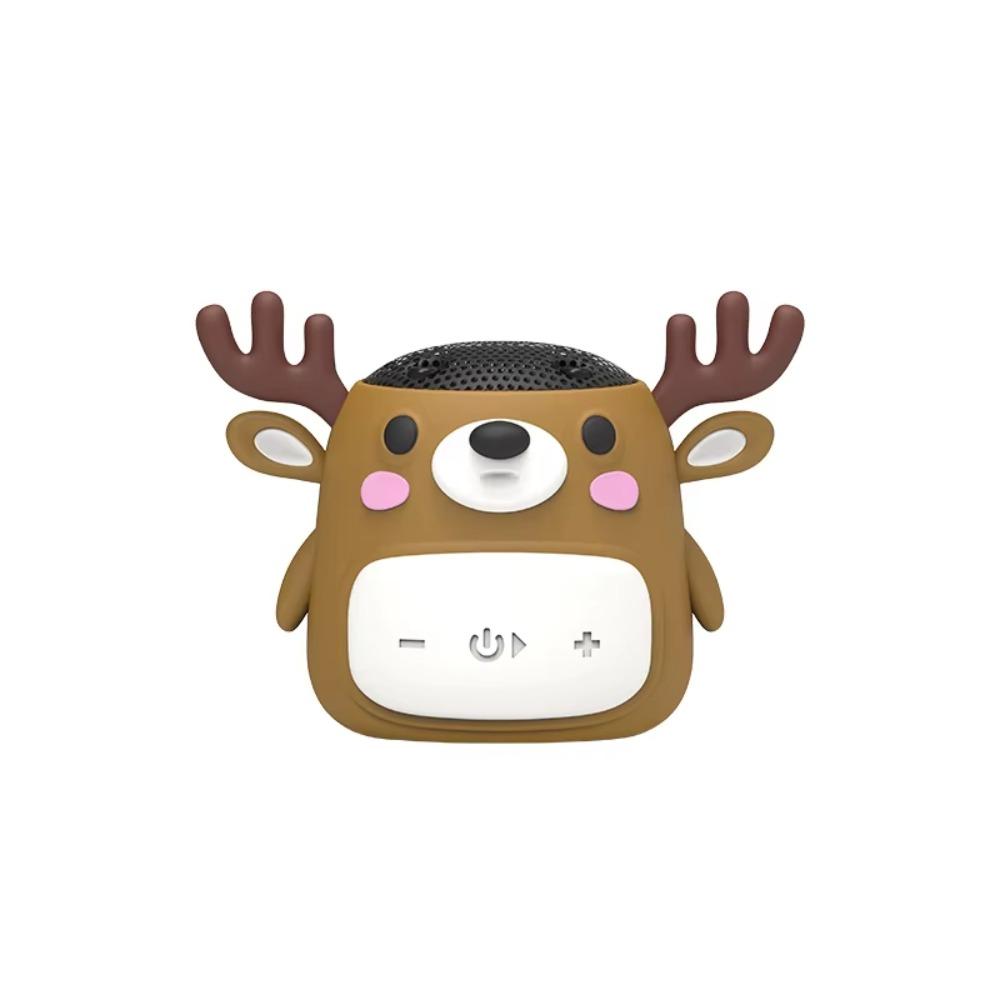 

Waterproof Mini Bluetooth Speaker Rich Bass Wireless Speaker Deer Portable Speaker Outdoor Use хакі