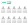 10-30Pcs Reusable Squeeze Travel Pouches Empty Bottles Refillable For Lotion Shampoo Toiletries Liquid Cosmetic Carry On Bag