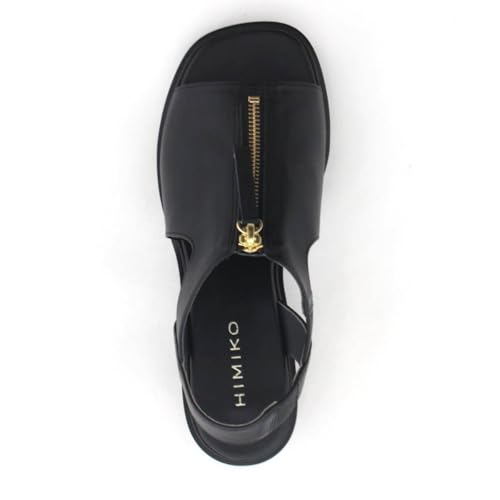 HIMIKO/Himiko/Center Zip Platform Sandals/651207 Black 225