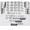 Chrombuchstaben S320L S350L S400L S450L S500L S550L S600L S400 S500 S550 S560 S600 S650 S680 4MATIC Embleme für Mercedes Benz