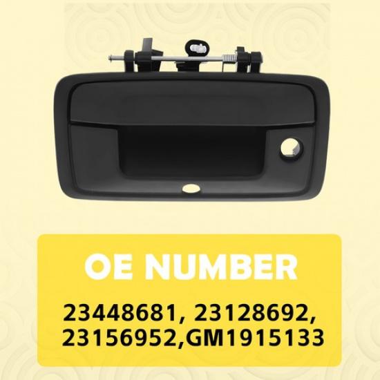 for Chevy GMC Silverado Sierra Colorado Tailgate Handle w Camera Hole Matte I