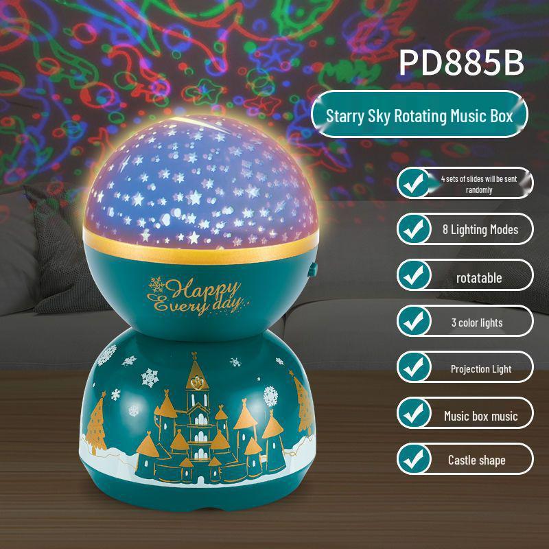 

Princess Cake Carousel Music Projector for Kids Birthdays