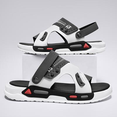 Hausschuhe Herren Sommer Trend Oberbekleidung rutschfest verschleißfest Sport Doppelzweck Fahrer Fahren Outdoor Vietnamesische Strandsandalen