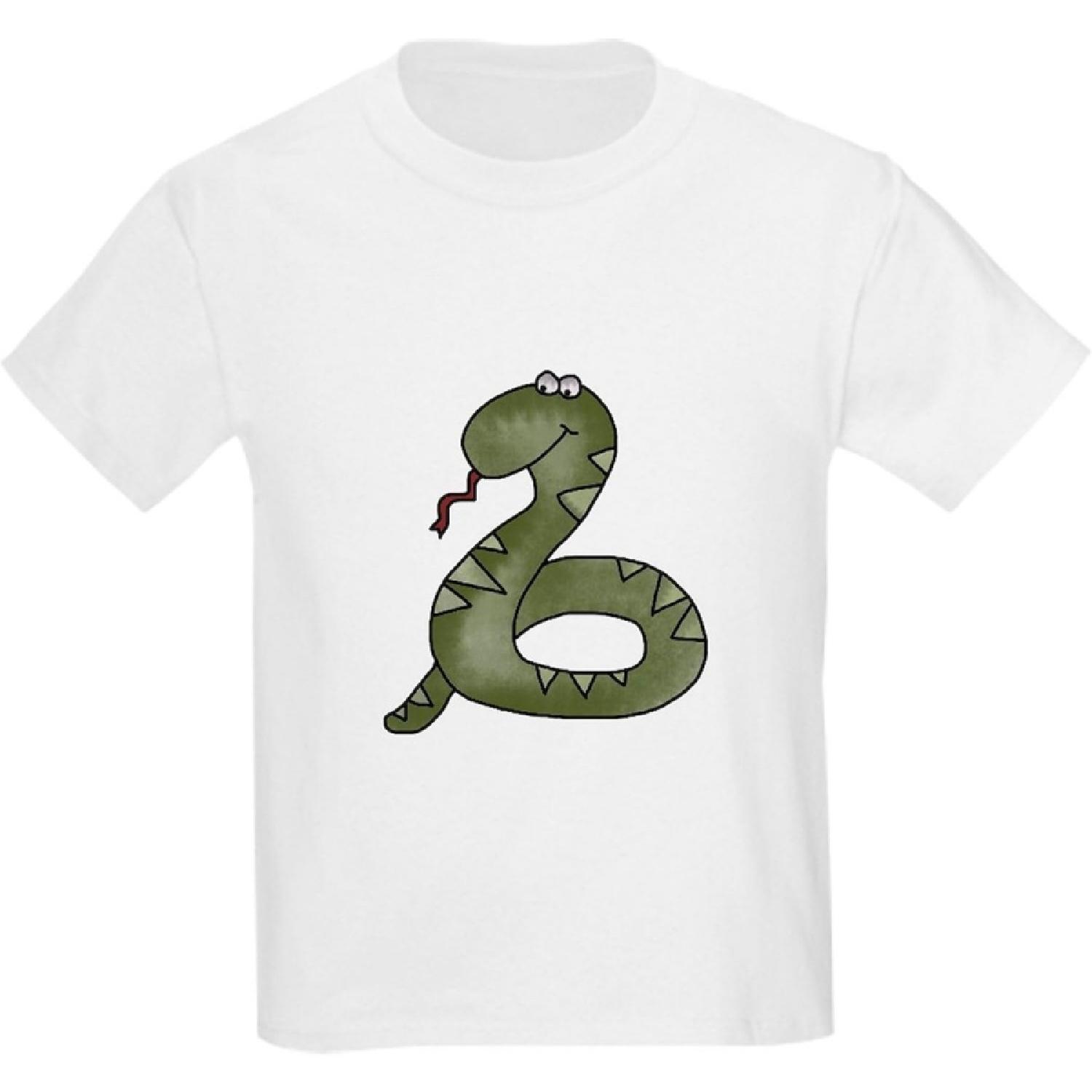 CafePress Змея Детская Футболка Молодежная Детская Хлопковая Футболка S