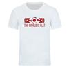 New Summer The World Is Flat Engine T Shirt Short Sleeve Custom T-shirts New Style Men O-neck Cotton T Shirts Fashion Streetwear