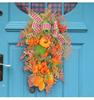 Fall Wreaths For Front Door, Artificial Leaf Pumpkin Berry Wreath For Wreath Indoor Outdoor Decorations