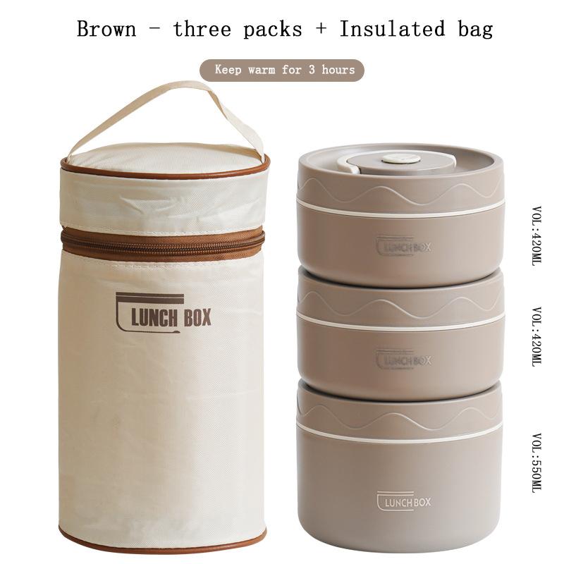 New Thermal Lunch Box Portable Japanese Style Bento Box Lunchbox Leakproof Food Container Microwave Oven Dinnerware for Students