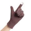 Women Winter Warm Touch Screen Thin Fleece Elegant Cute Bow Sweety Outdoor Drive Cycling Windproof Not Bloated Mittens Gloves