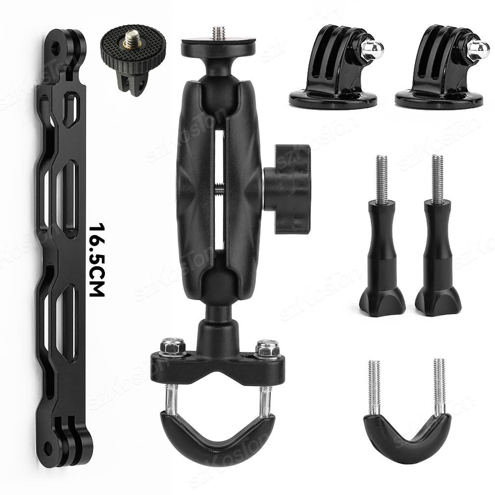 Motorcycle Bicycle Camera Holder Handlebar Mount Bike Bracket for GoPro Hero 13 12 11 10 9 8 DJI Action 5 Pro 4 3 Insta360 X5 X4