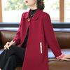Vergangene Elegante Umlegekragen Damen Herbst/Winter Jacke