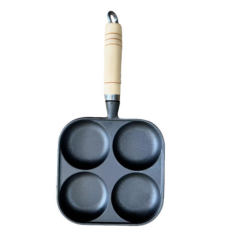 Stampo antiaderente a quattro fori per friggere uova e pancake, per ravioli e hamburger