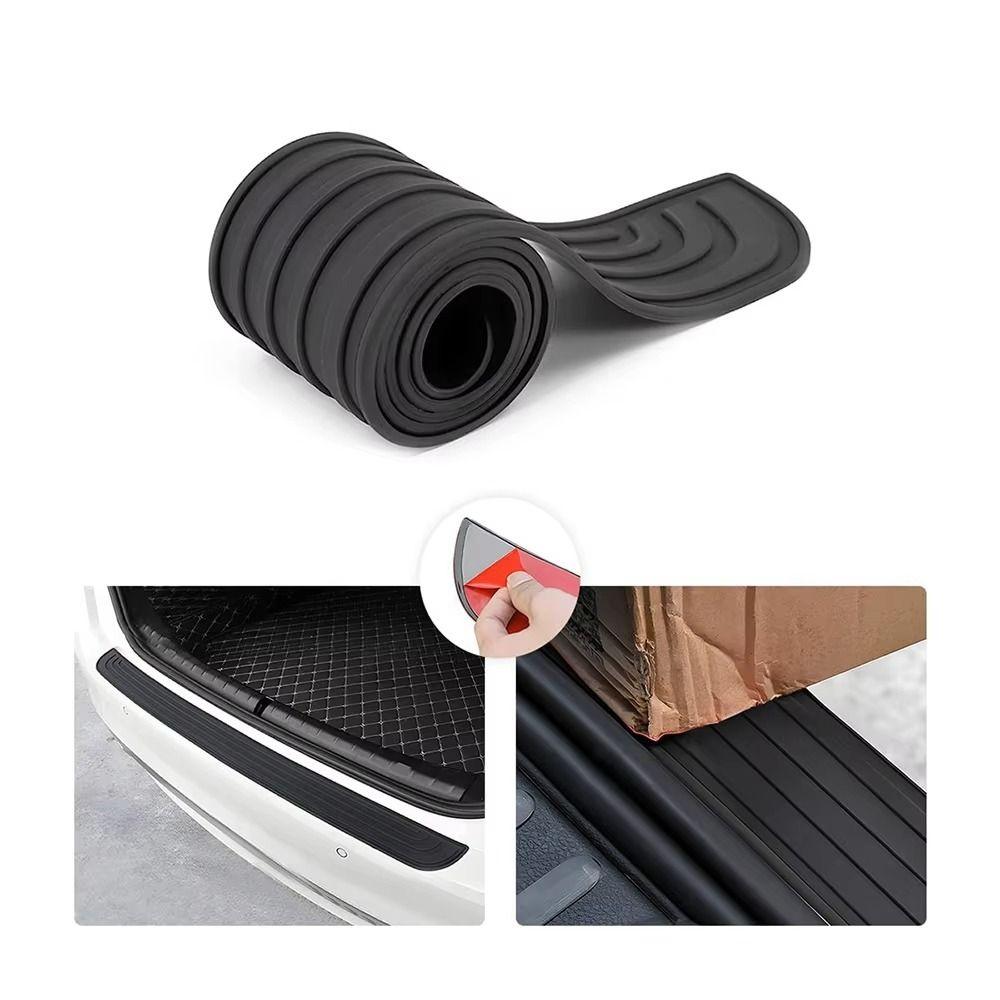

Car Rear Door Edge Guard Bumper Protector Guard Rear Bumper Guard Rubber Mouldings Pad Vehicle Style 2