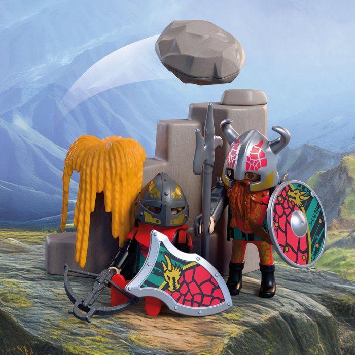 PLAYMOBIL 72117 Catapulte des Chevaliers du Dragon, Adventure les chevaliers, 43 pièces, dès 4 ans