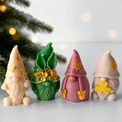 Kreative Zwerg Silikon Kerzenform Gipsform Harz Ornamente Formen DIY Zwerg Handgemachtes Geschenk Aroma Kerzenform