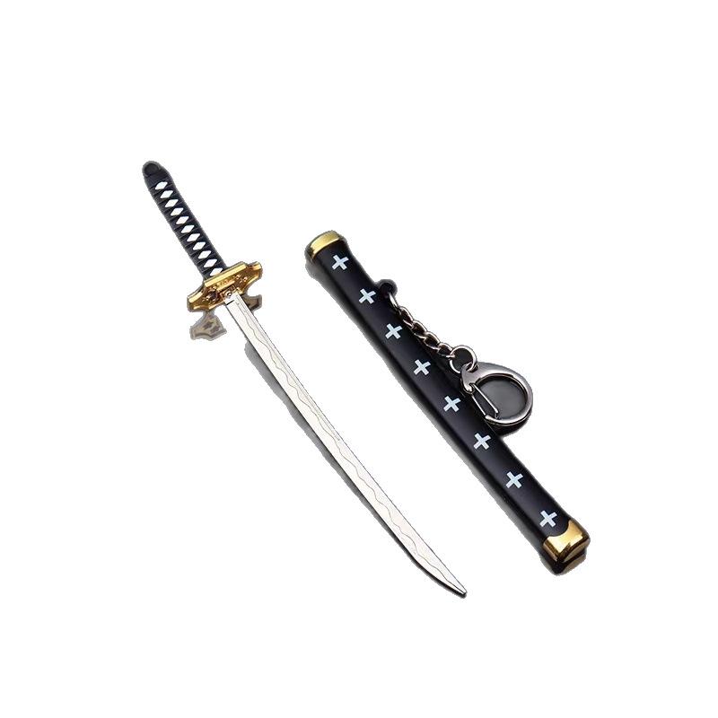 Zoro Shuusui Samurai-Schwert Schlüsselanhänger: Anime Metalllegierung Miniatur Anhänger