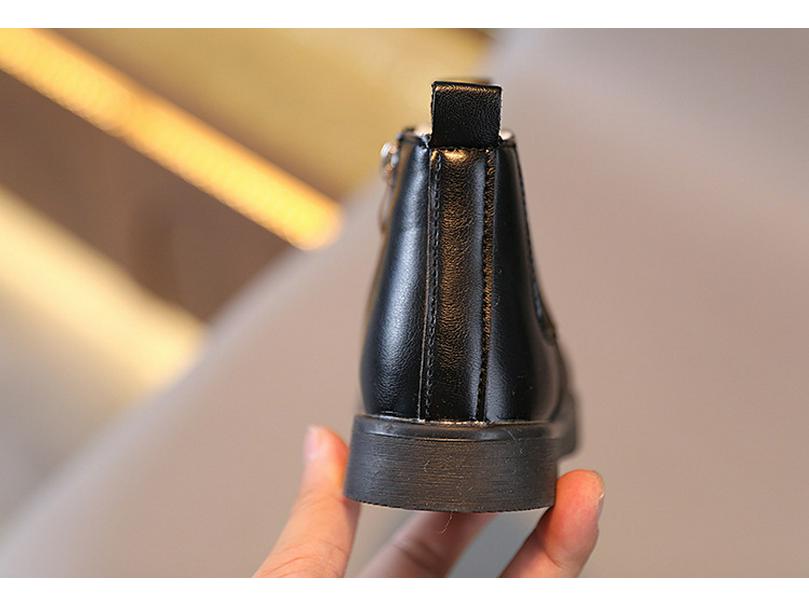 New Cotton Style Kids' British Cotton Boots: Boys' and Girls' Windproof, Warm, Trendy Snow Boots.