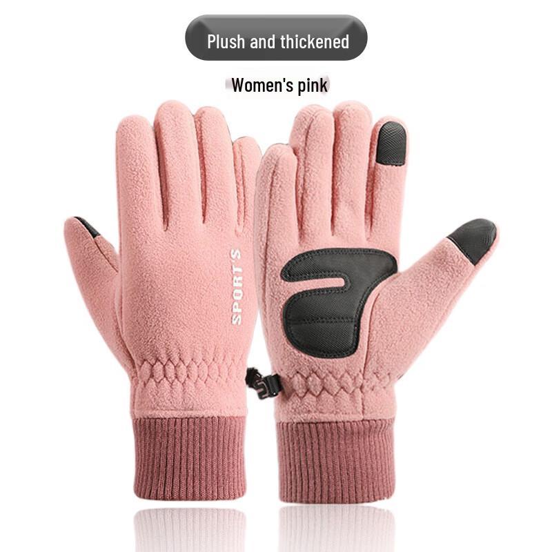 Winter Fleece-Lined Cycling and Outdoor Gloves