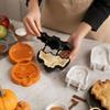 Halloween-Kuchenteig-Set mit, Kürbis und Formen für Kuchen, 3/6 Stück