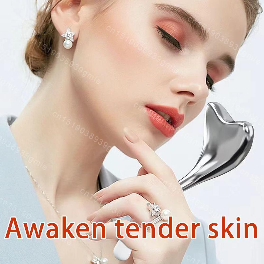 Ice Globes Spoon Facial Massage Stainless Steel Ice Wave Massage Ball Face Beauty Cryo Sticks Cooling Spa Skin Massage Tools