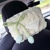 Car Puff Tissue Box Car Armrest Box Auto Seat Backrest Tissue Case Available In Multiple Places Fashionable Interior Accessories