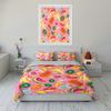 Tropical Fruits Summer Party Set Exquisite three-piece bedding set gift for kids and adults