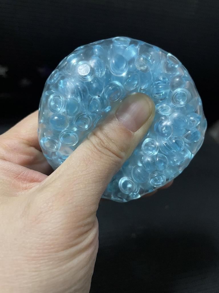 Mačkací senzorická koule na uvolnění stresu Fidget hračka Průhledné korálky Mačkací koule pro úlevu od úzkosti pro děti Dospělé Úzkost Relaxace