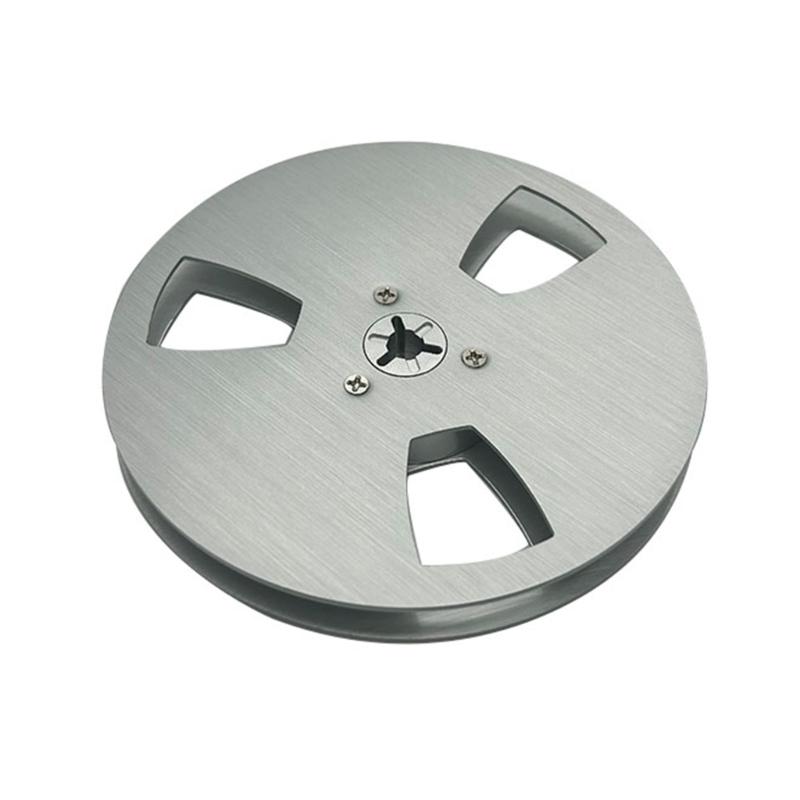 5 Inch Empty Tape Reel, 3 Holes Universal Open Reel Aluminum Alloy Take Up Reel To Reel Small Nab Opening Machine Part