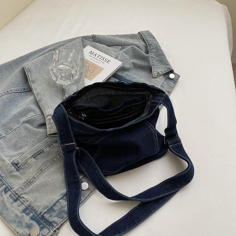 Fashion Small Denim Handbag Women Bag Designer Ladies Handbags Clutch Purses Jean Denim Tote Shoulder Crossbody Women Messenger Bag