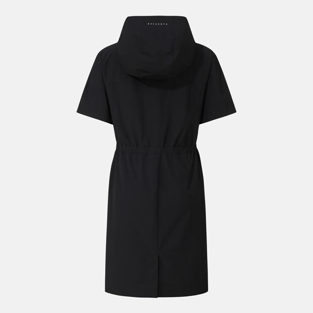 DESCENTE Women'S Woven Hooded Dress Black Sr322Pop71