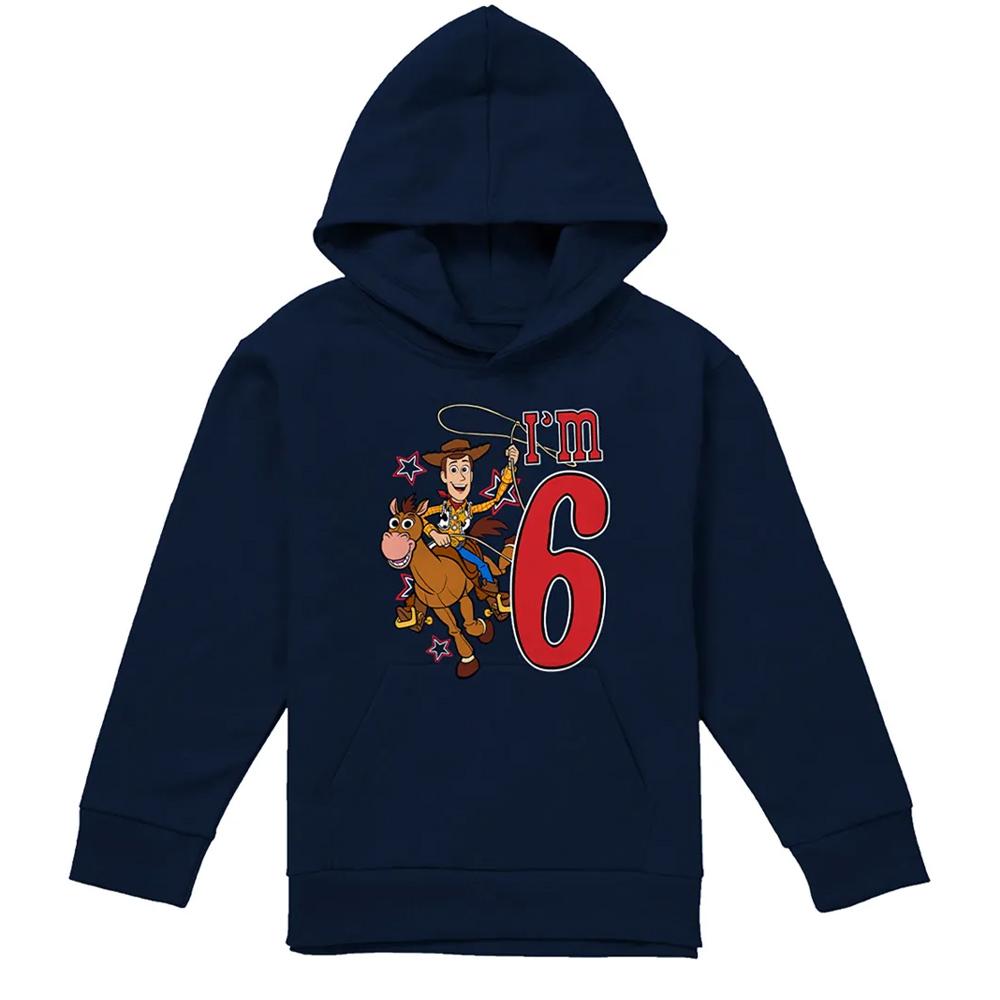 Toy Story Childrens/Kids IÂ´m 6 Woody Birthday Hoodie