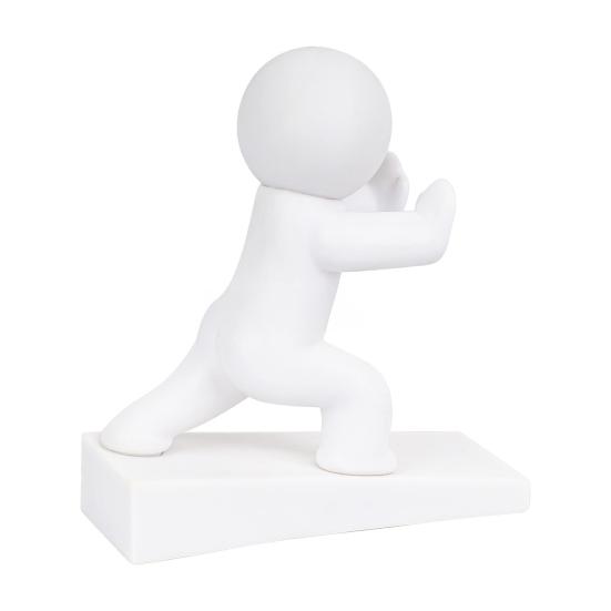 Cartoon Man Door Stopper Wedge Wall Protector Anti-slip Windproof No Drilling Anti-collision Carpet Tile Concrete Wooden Floor Doorstop