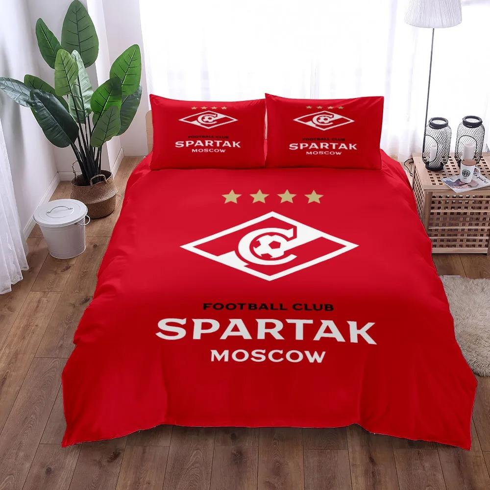 Spartak Moscow Duvet Cover Set EU Single Double King US Twin Full Queen Size Bedclothes