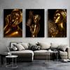 African Women Wall Art Posters and Prints Modern Canvas Painting Pictures for Living Room Home Decoration Gift
