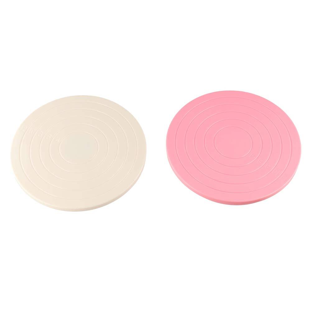 Plastic Cake Turntable Mini Cookie Stand Baking Tool Cake Turntable Stand  Home