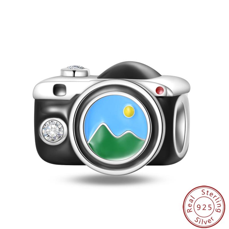 Love Traveling Copper Backpack Suitcase Luggage Camera Airplane Charms 3Mm Diy Fine Jewelry Making