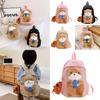 Adorable Cartoon Nylon Backpack For Kids With Large Capacity And Breathable Design