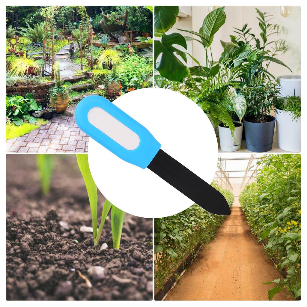 Soil Humidity Sensor Plant Soil Hygrometer -20-60℃ -4-140℉ Real Time Detection 0-100 % Range Historical Recording for Garden